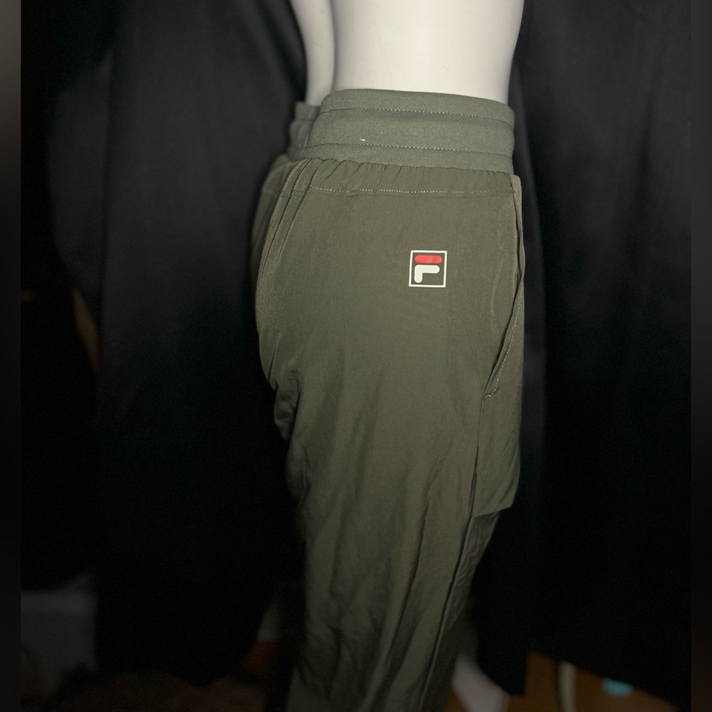 Fila Olive Green Jogger Pants - Picture 5 of 6